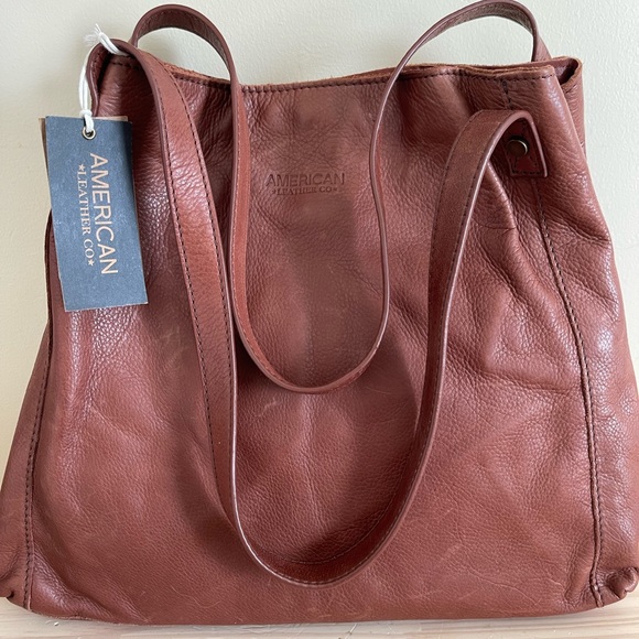 NWT American Leather Co Liberty Shopper Cordovan Smooth ALC1041 MSRP 195.00 - Picture 7 of 9